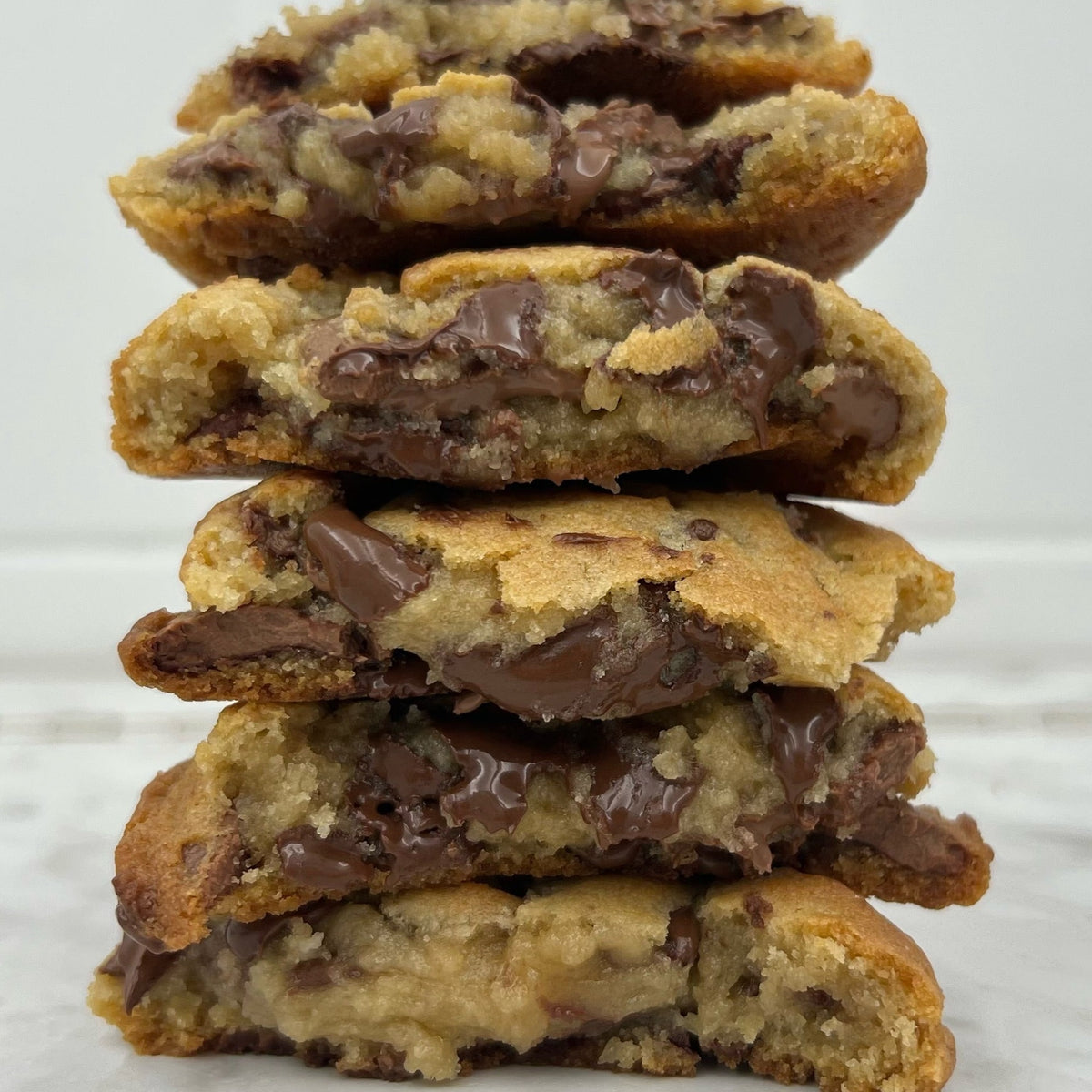 Half-n-Half Chocolate Chocolate Chip Cookies