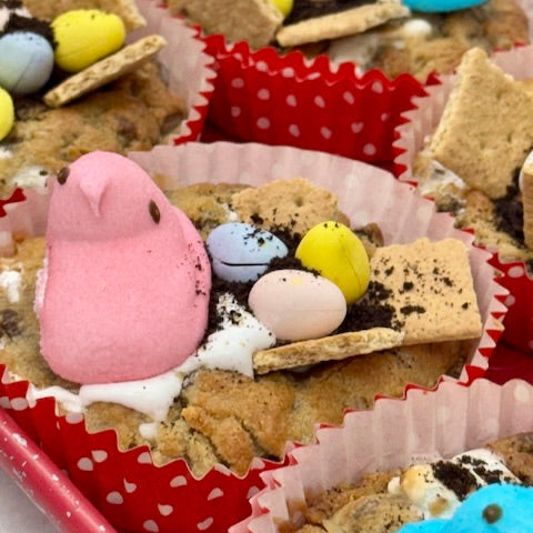 Easter S'mores Cookie Pies
