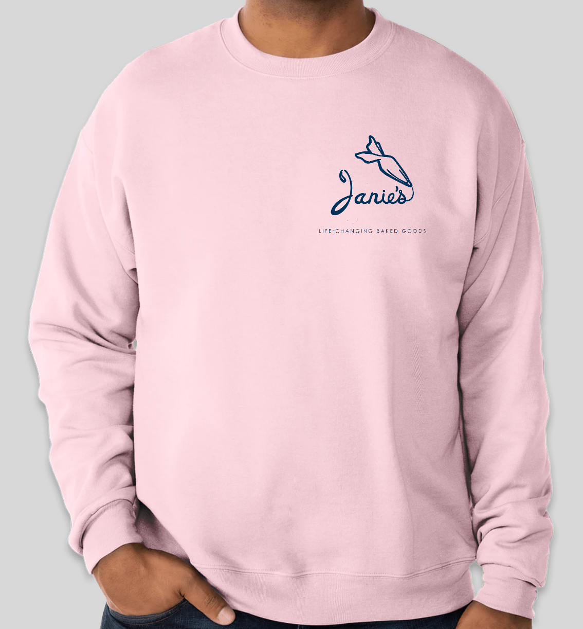 Life-Changing Pink Crew Neck Sweatshirt (pre-order)